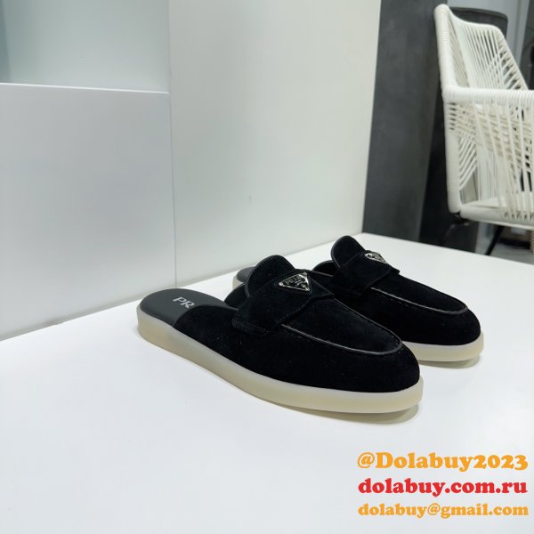 Wholesale Replica Prada 1:1 Designer Saint-Tropez Loafers Shoes