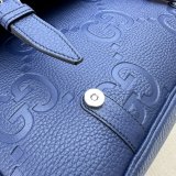 Jumbo Gucci Inspired GG 1:1 Mirror Messenger 760234 Blue Bag