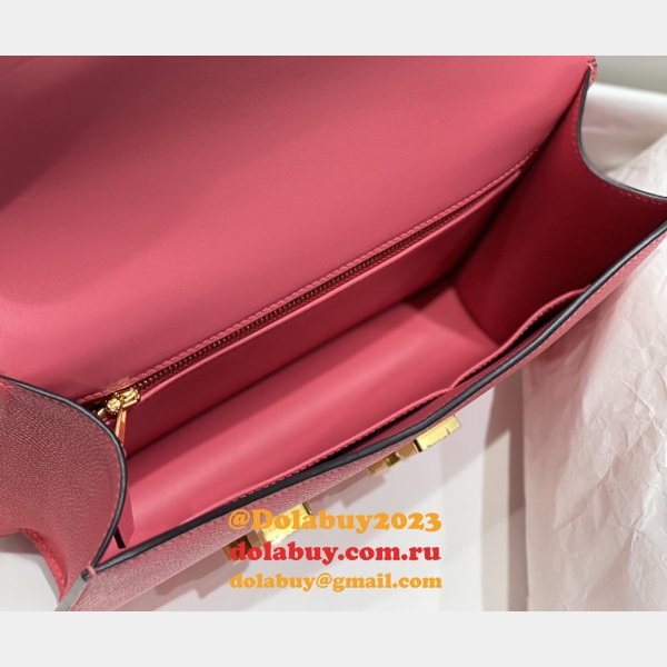 News Best Replica Hermes Mirror Single Compartment 23CM Epsom Bags