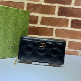 Gucci Replica Luxury Designer 723784 GG Matelassé Zip-around Wallet