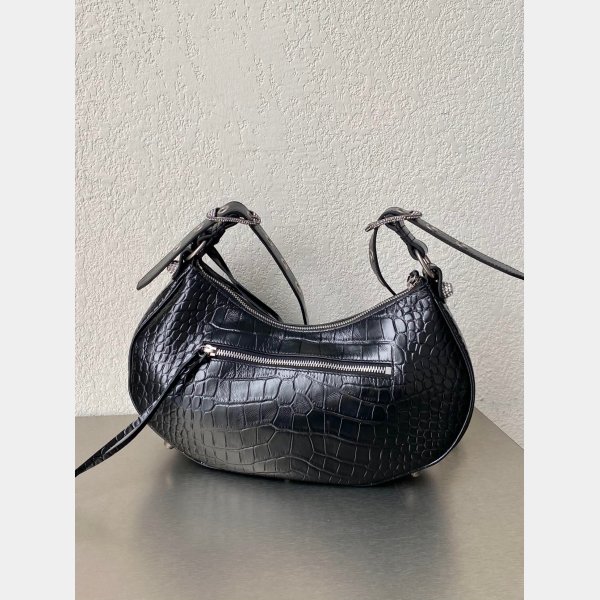 Balenciaga Fake High Quality Le Cagole crocodile Drill 33CM Bag