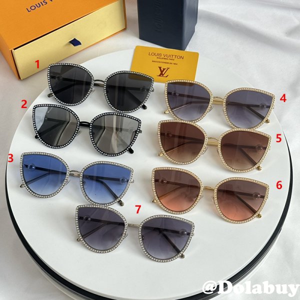 Luxury Replica Pearl Cat Eye Sunglasses Sale