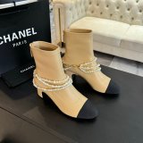 Top Quality Chanel Short Lambskin Boots