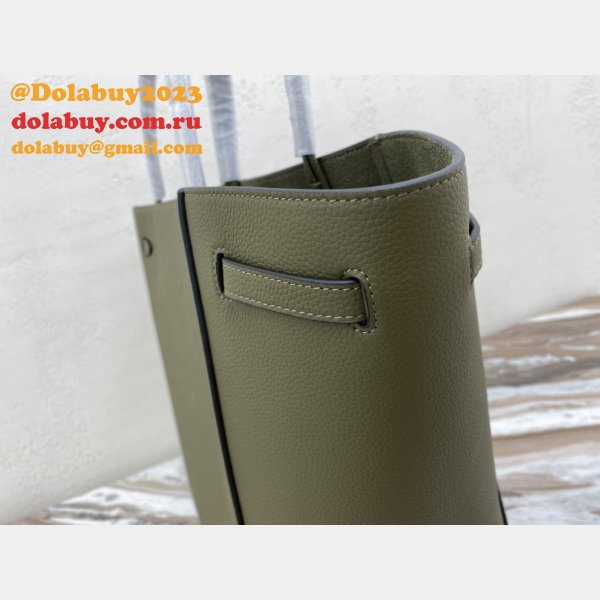 Wholesale Cheap Replica Celine Army Green Cabas Bags Online