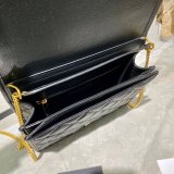 Replicas Saint Laurent Becky Large chain bag in quilted lambskin