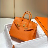 HERMES BIRKIN 25CM HALF HUMAN HANDMADE STICHING