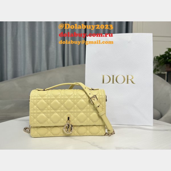 Luxury MISS DIOR LAMBSKIN 9212 Fashion LADY BAG