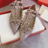 Shop Cheap Valentino Fake flat bottom two straps Shoes