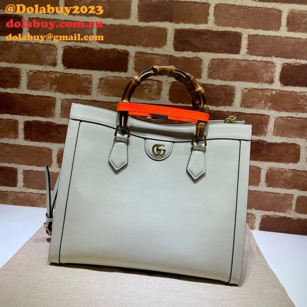 Gucci Best Quality Designer Replica Diana medium tote leather bag