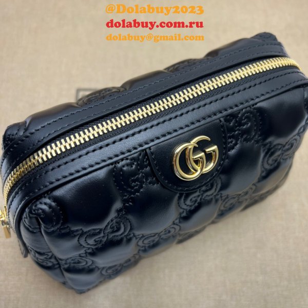 Designer Gucci GG Matelassé beauty 726047 case Bag