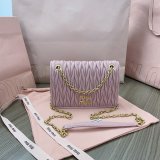 Copy High Quality 5BP065 Replica Miu Miu Matelasse Bags