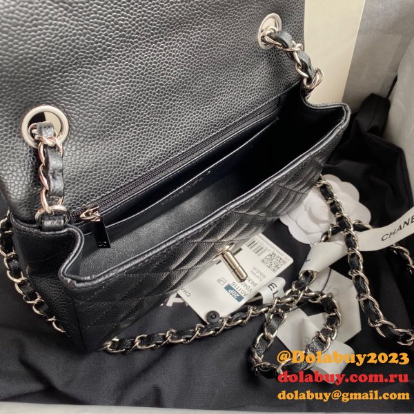 High Quality CC CF 20CM Flap classic flap Black bag