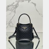 Luxury Prada Saffiano hollow basket women bag