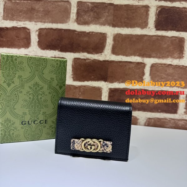 Wallet Interlocking G Gucci Top Replicas 746059 Python Bag