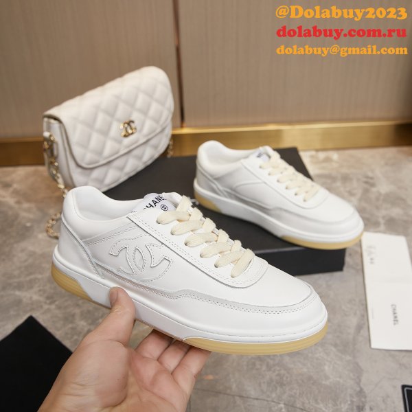 1:1 Mirror chane women Calf leather sneaker