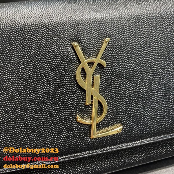 YSL Top Quality 364021 Original Caviar Leather Shoulder Fake Bag