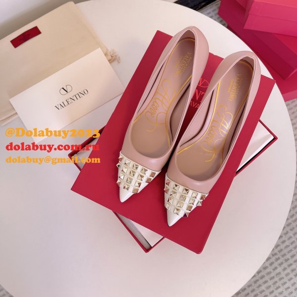 Perfect Valentino Rivet Shoes Top Quality Knockoff for Sale