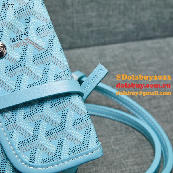 Wholesale Goyard Classic Chevron St. Louis PM Totes Sky-Blue Bags