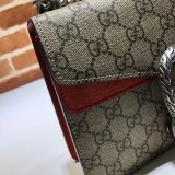 Gucci Replica Dionysus GG Supreme mini 421970 Red Fake bag