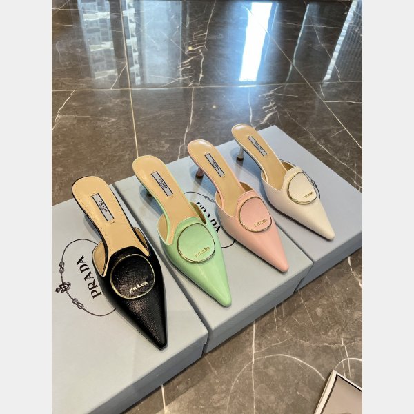 2021 Replica Prada High heel slippers Sneakers Shoes