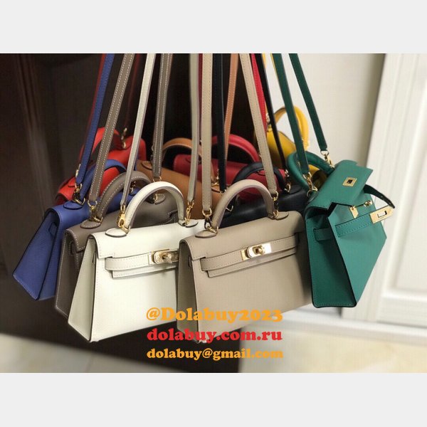 Buy Designer Best Replica Hermes Kelly 19CM Mini Bags Online