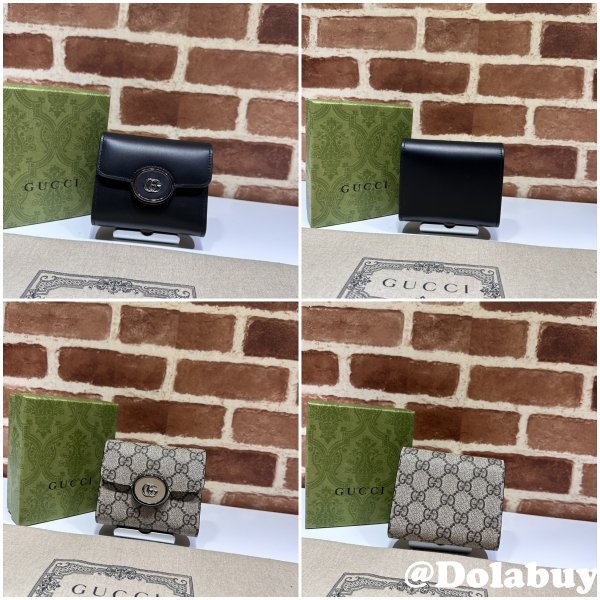 Perfect Petite GG Compact Wallet 760197 Gucci Replica 7 Star Bag