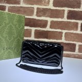 High Quality GG Marmont Super Replica Gucci 476433 Black Bag