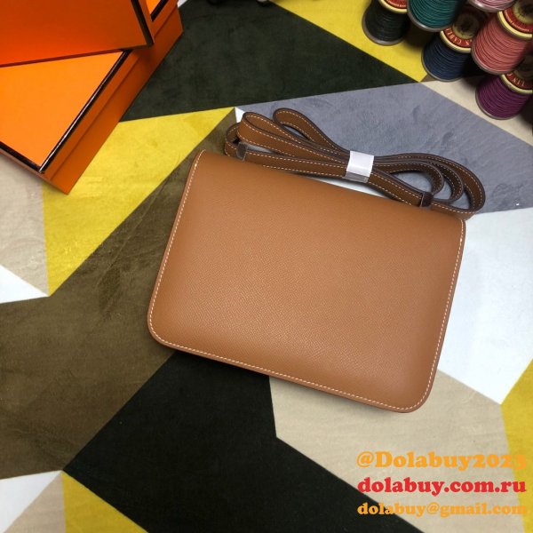 Hermes Constance Bag 23cm Epsom Leather Camel