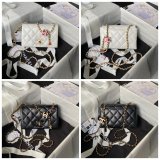 Shop 1:1 Mirror AS4973 Replica Shoulder Black/White Bags