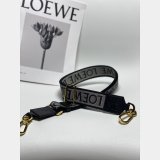 Best Loewe Anagram double-sided embroidered shoulder strap