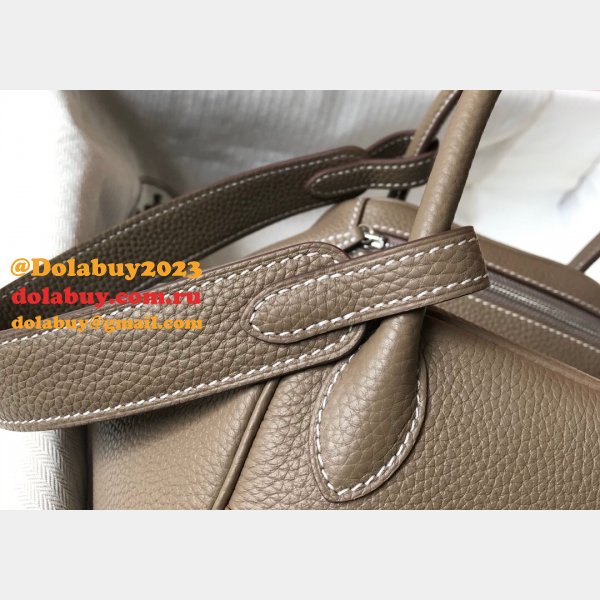 Replica Grey Hermes Lindy 26cm Bags Sale Outlet Online