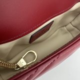 Gucci Replica Rosso Ancora GG Marmont Red Matelassé Chevron 476433/446744/443497 Bag