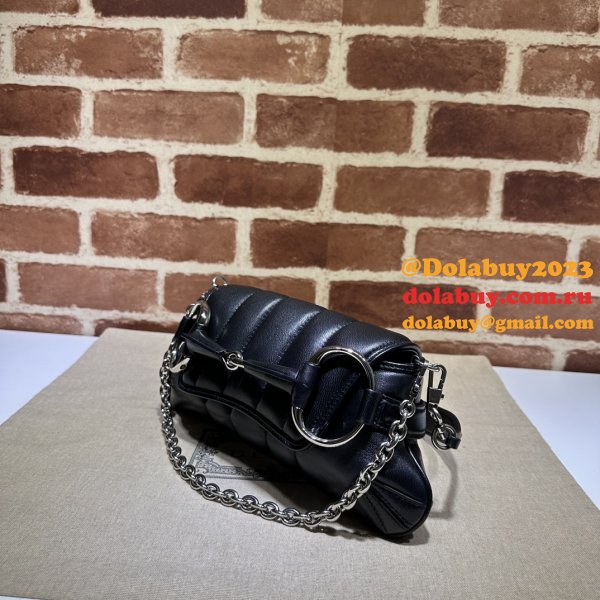 Gucci Designer 764339 Horsebit Chain Knockoff Shoulder Bag