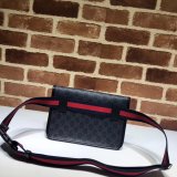 Gucci Top Quality 598113 GG Black belt bag