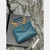 High Quality Designer Loulou Replica Saint Laurent Handbags Green Wholesale