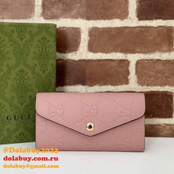 Perfect Best Gucci Replica 1:1 Mirror 772791 GG Continental Wallet