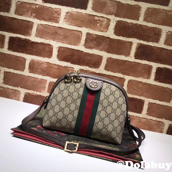 AAA+ Gucci High Quality Ophidia Small Shoulder 499621 Bag Zipper