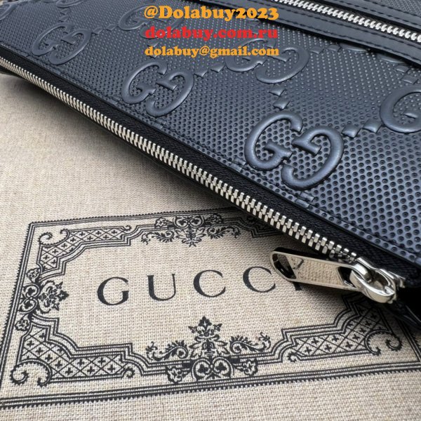 We Offer High-Quality Fake Black Gucci Signature Messenger 406410 Bag