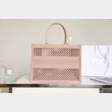 Buy Sell Designer Replica Dior CD Book Tote Pink/Black Bags