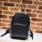 Gucci Signature Leather Backpack 450967 Best Replica Designer Bag