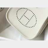 Hermes Evelyne Handbags Replica  off White