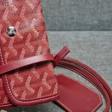 High Quality Goyard Classic Chevron St. Louis PM Totes Winer-Red Bags