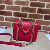 Copy Gucci Replica GG Marmont Shoulder Wholesale 739682 Luxury Bag