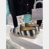 UK Replica Christian Dior Fisherman Embroidery Shoes