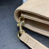 Buy Replica YSL Saint Laurent Monogram Clutch 617662 Quilted Grain