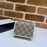 Top Quality Gucci Beige Fake 1955 Horsebit card case 621887 wallet