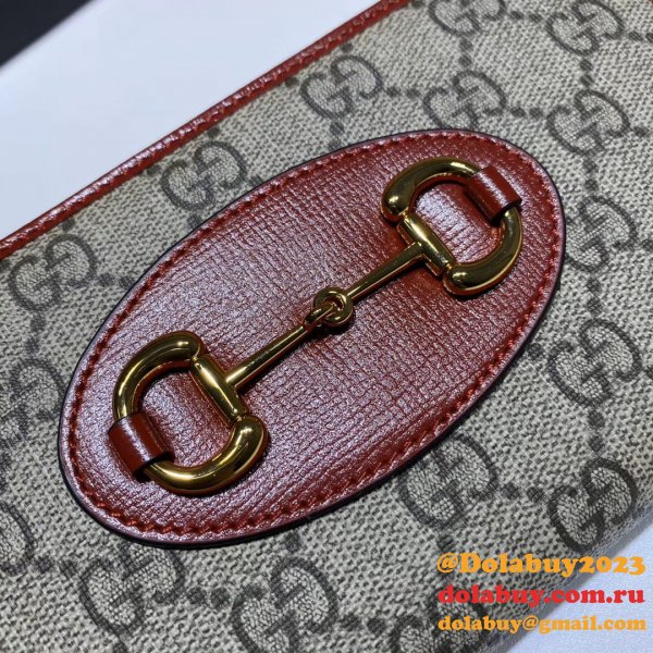 Best Gucci Replica 621889  1955 Horsebit zip around wallet