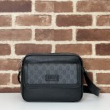 Men Gucci Replicas 795464 Small GG Crossbody 795464 Black Bag