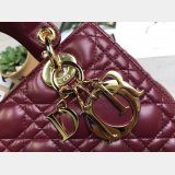 Fashion Christian Dior Lady Dior Top Quality 24CM Fake Bag