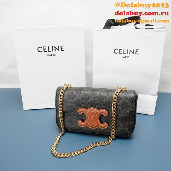 Fake Cheap Replica Celine Triomphe Handbags 21CM